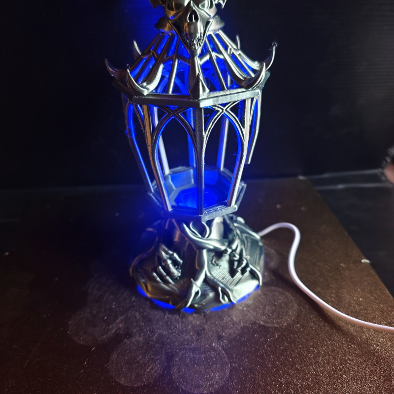 Cadılar Bayramı LED Lamba - 3D Baskı Dekorasyon