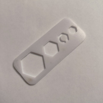 Organik Kimya Şablonu - 3D Baskılı Molekül Çizim Aracı