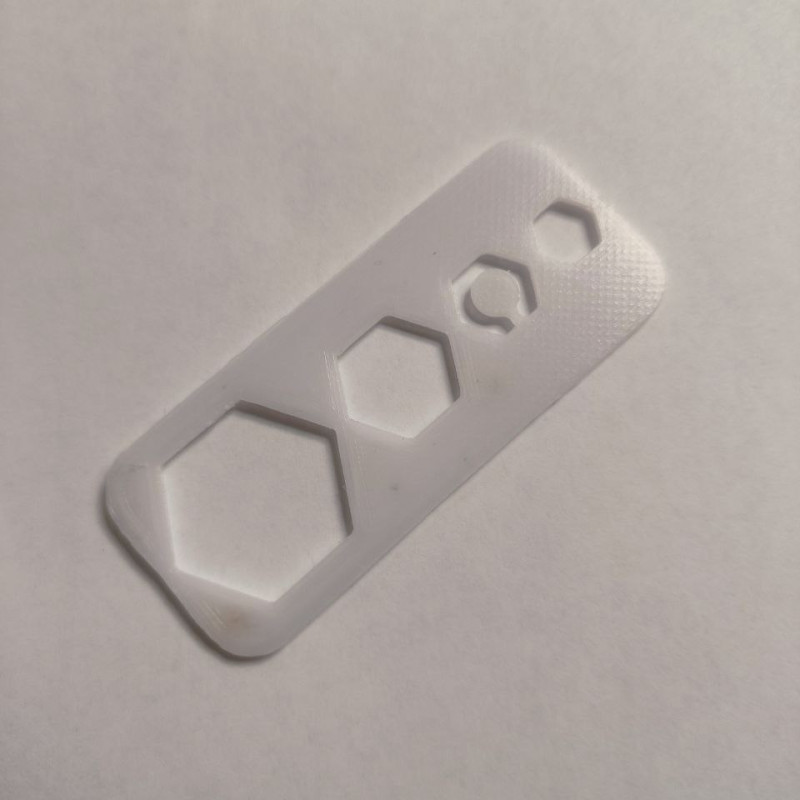 Organik Kimya Şablonu - 3D Baskılı Molekül Çizim Aracı