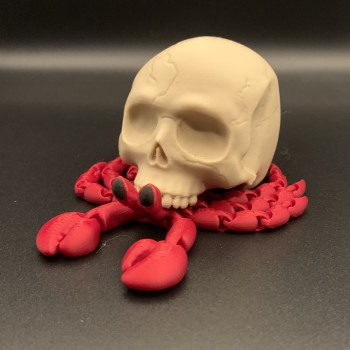 Eklemli Cadılar Bayramı Yengeç 3D Baskı Modeli