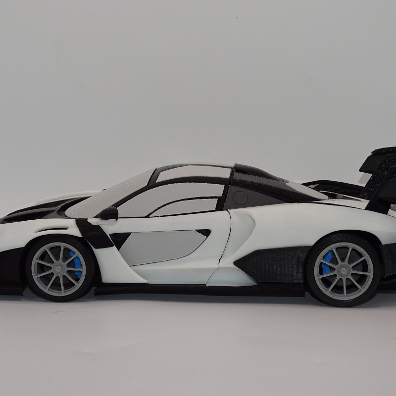 McLaren Senna GTR 1:19 Ölçekli 3D Baskı Model Araç Kiti McLaren Senna GTR 1:19 Ölçekli 3D Baskı Model Araç Kiti