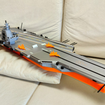 Fujian Tip 003 Elektromanyetik Mancınık Çin Uçak Gemisi 3D Modeli