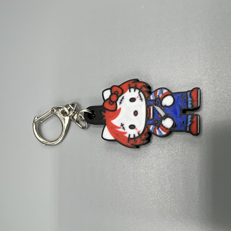 Hello Kitty Korku Film Karakterli Anahtarlık - 3D Baskı Koleksiyon Hello Kitty Korku Film Karakterli Anahtarlık - 3D Baskı Koleksiyon