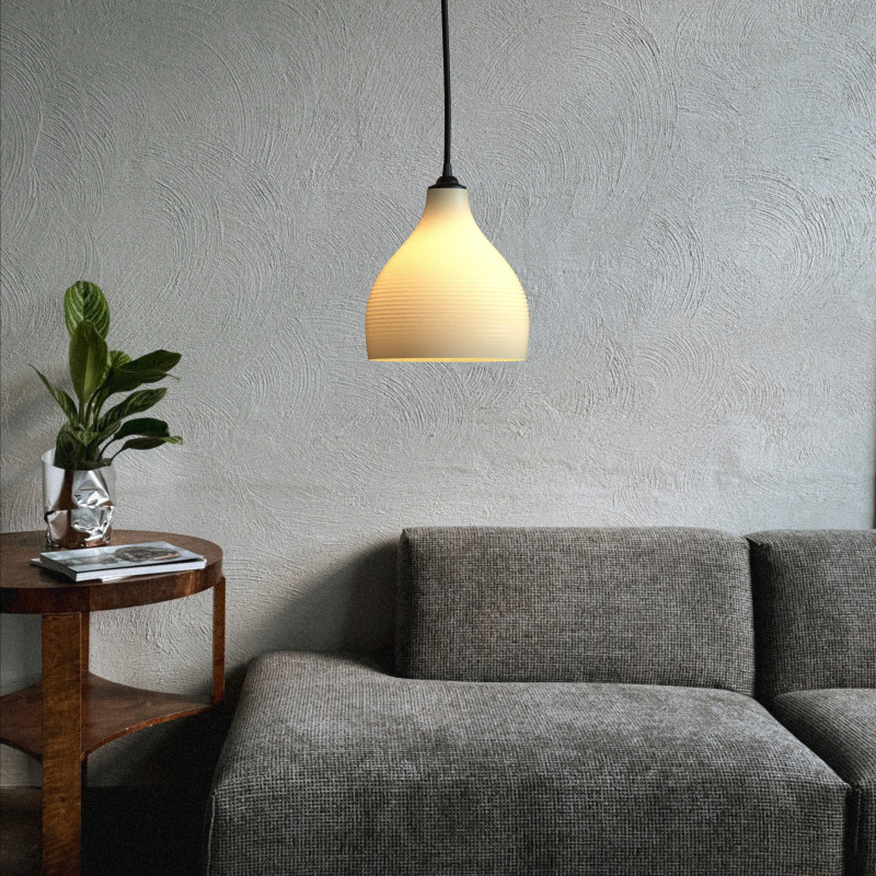 IKEA Abajur Işıklı Dekoratif 3D Baskı Avize Kapakları - PLA Ahşap