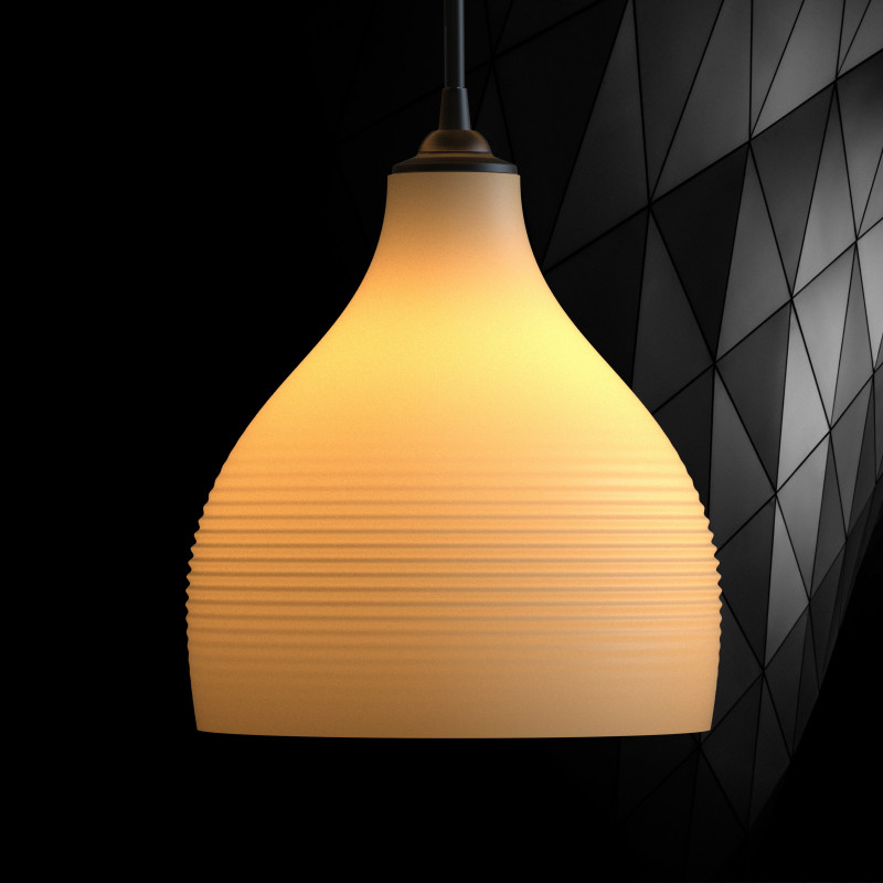 IKEA Abajur Işıklı Dekoratif 3D Baskı Avize Kapakları - PLA Ahşap