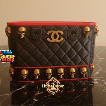 Gotik Kafataslı Halloween Çanta - 3D Baskı Cosplay Şeker Tutucu