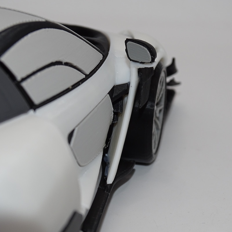 McLaren Senna GTR 1:19 Ölçekli 3D Baskı Model Araç Kiti McLaren Senna GTR 1:19 Ölçekli 3D Baskı Model Araç Kiti