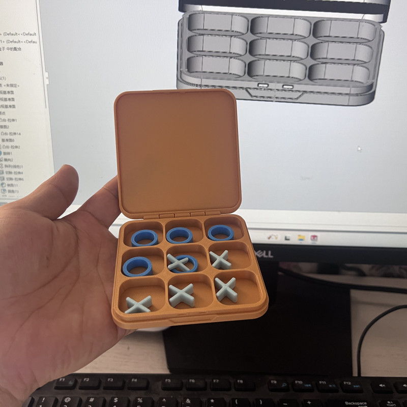 3D Baskı Tic Tac Toe Oyun Seti - Montaj Gerektirmez