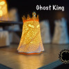Cadılar Bayramı Işık Lambası - Hayalet Kral 3D Baskı Dekor