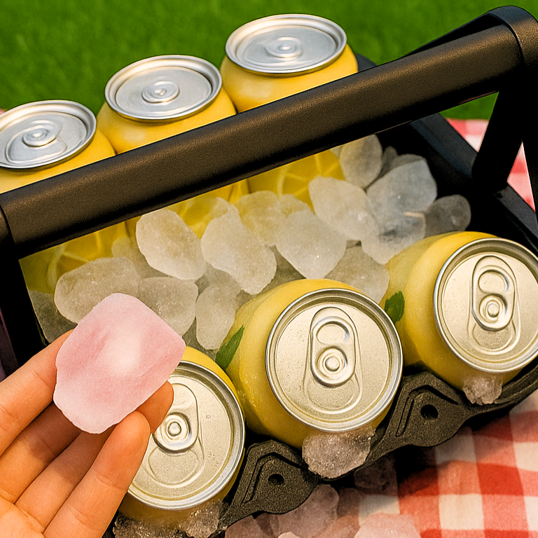 V6 Motor Tasarımı 6lı Kutu ve Şişe Taşıyıcı - Dayanıklı 3D Baskı