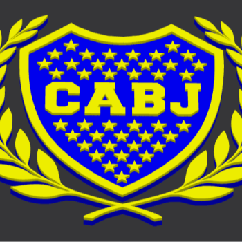 Boca Laurel Kalkanı - 3D Baskı Dekoratif Duvar Sanatı