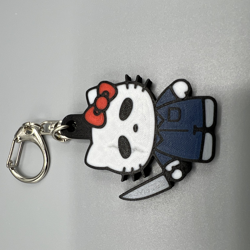 Hello Kitty Korku Film Karakterli Anahtarlık - 3D Baskı Koleksiyon Hello Kitty Korku Film Karakterli Anahtarlık - 3D Baskı Koleksiyon