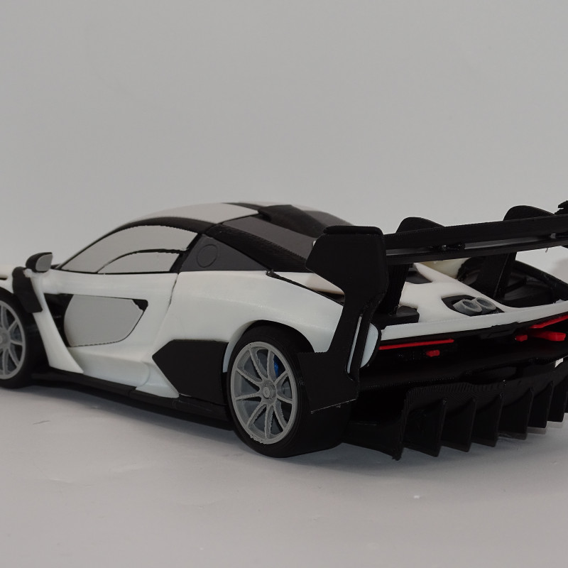 McLaren Senna GTR 1:19 Ölçekli 3D Baskı Model Araç Kiti McLaren Senna GTR 1:19 Ölçekli 3D Baskı Model Araç Kiti