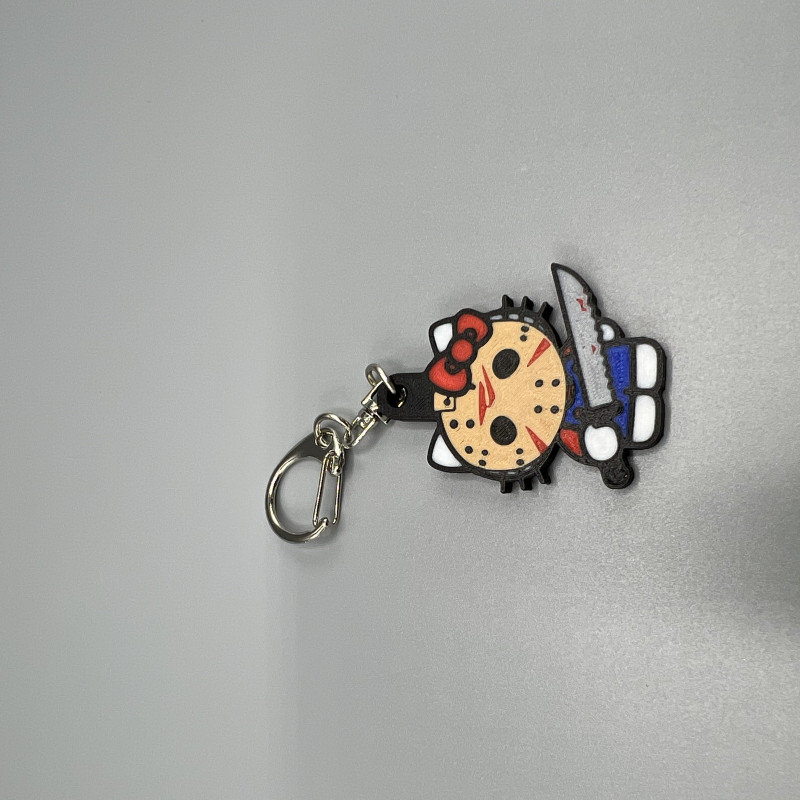 Hello Kitty Korku Film Karakterli Anahtarlık - 3D Baskı Koleksiyon Hello Kitty Korku Film Karakterli Anahtarlık - 3D Baskı Koleksiyon