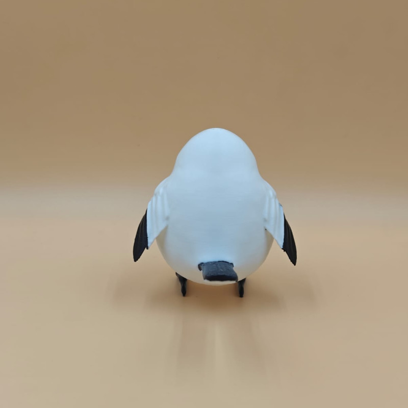 Puff Kar Kuşu 3D Baskılı Dekoratif Mini Figür