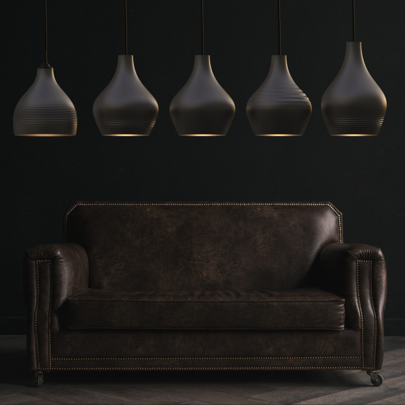 IKEA Abajur Işıklı Dekoratif 3D Baskı Avize Kapakları - PLA Ahşap