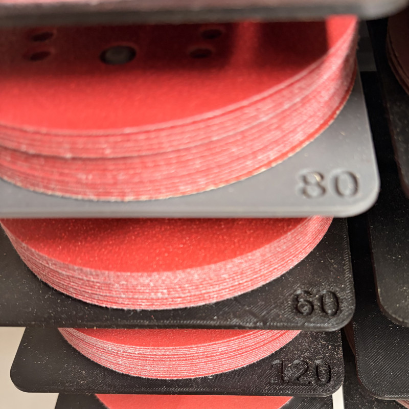 Evrensel Zımpara Kağıdı Organizasyon Sistemi - 3D Baskılı Pratik Depolama