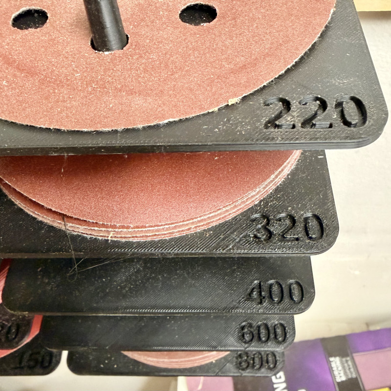 Evrensel Zımpara Kağıdı Organizasyon Sistemi - 3D Baskılı Pratik Depolama