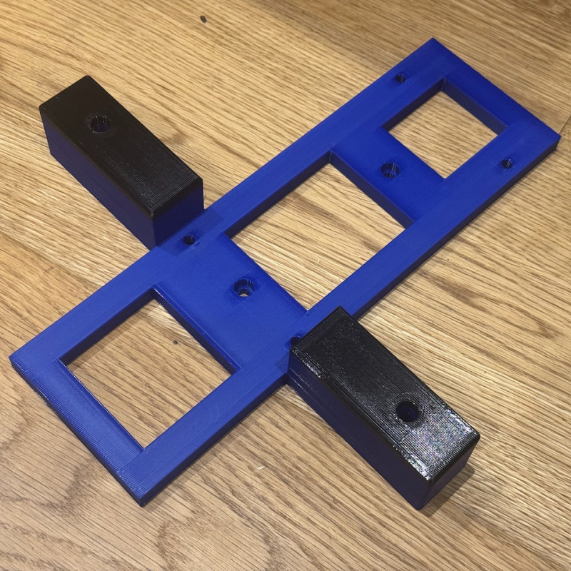 Kreg K4 Cep Deliği Şablonu MFT Adaptörü - 3D Baskı Profesyonel Aparat