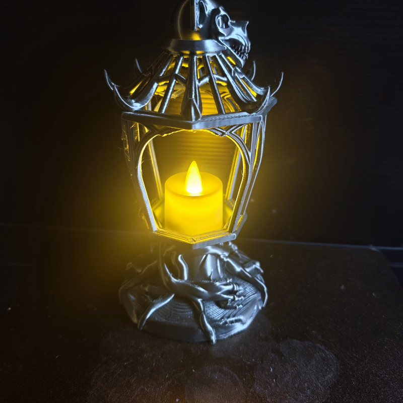 Cadılar Bayramı LED Lamba - 3D Baskı Dekorasyon