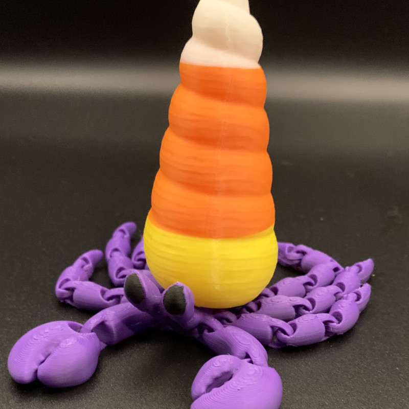 Eklemli Cadılar Bayramı Yengeç 3D Baskı Modeli