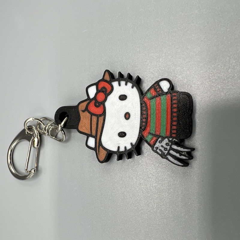 Hello Kitty Korku Film Karakterli Anahtarlık - 3D Baskı Koleksiyon Hello Kitty Korku Film Karakterli Anahtarlık - 3D Baskı Koleksiyon