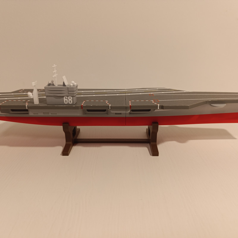 USS Nimitz Uçak Gemisi 3D Baskı Modeli - 1:800 Ölçekli Koleksiyon