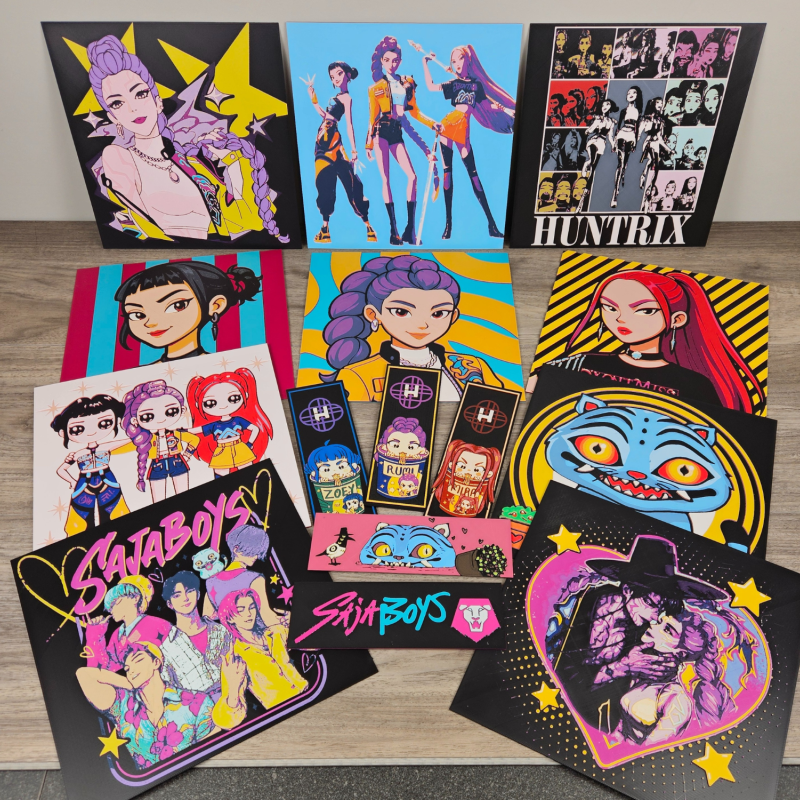 KPop Şeytan Avcıları Kitap Ayracı - 3D Baskı Özel Tasarım