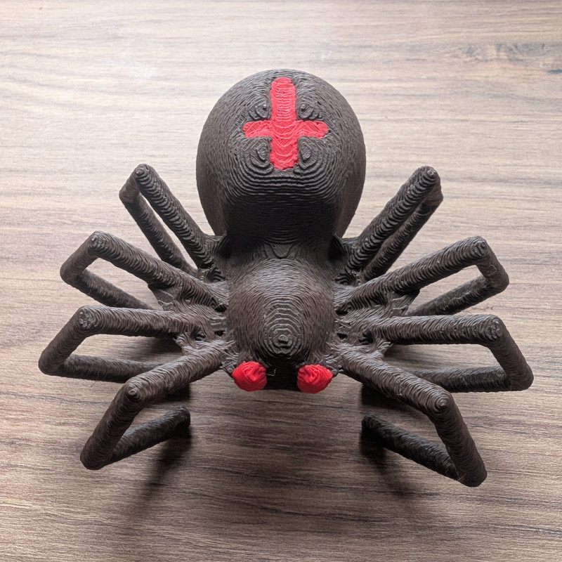 Kapı Zili Örümcek Dekoru - 3D Baskılı Halloween Süsü