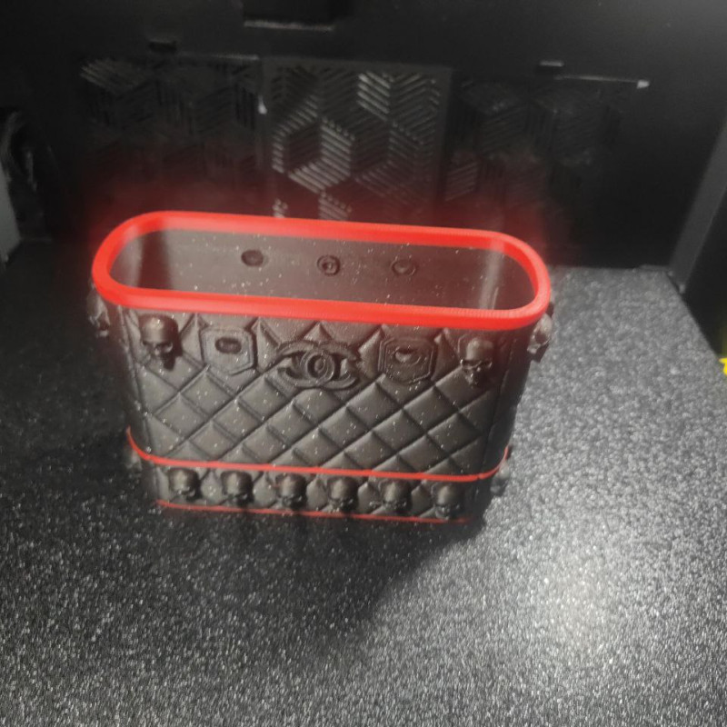 Gotik Kafataslı Halloween Çanta - 3D Baskı Cosplay Şeker Tutucu