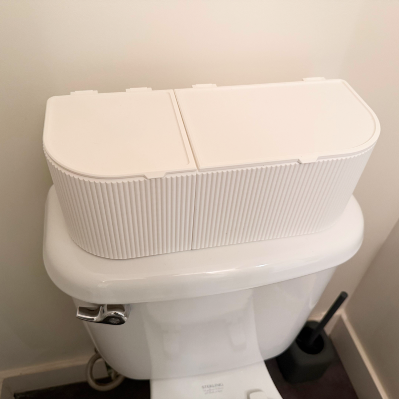 Modüler Banyo Organizer | 3D Baskılı Tuvalet Kağıdı Dolabı