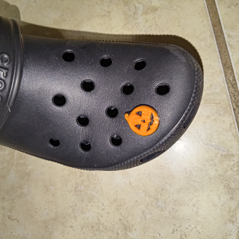 Sevimli Cadılar Bayramı Balkabağı Aksesuarı - 3D Baskılı Charm