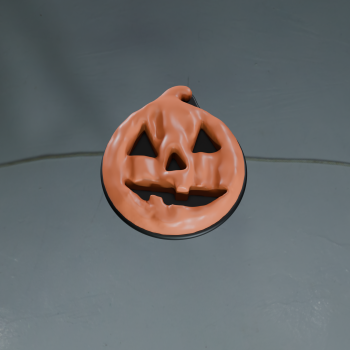 Sevimli Cadılar Bayramı Balkabağı Aksesuarı - 3D Baskılı Charm