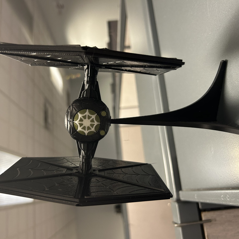 3D Baskı Kravatlı Örümcek Oyuncak - Desteksiz, Yapıştırıcısız