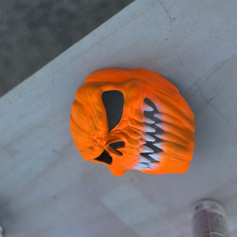 Korkunç Cadılar Bayramı Balkabağı Maskesi - 3D Baskılı Korku Aksesuarı Korkunç Cadılar Bayramı Balkabağı Maskesi - 3D Baskılı Korku Aksesuarı