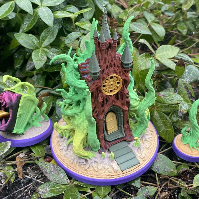 Ravenwood Katedrali: Yaşayan Mimari 3D Baskı Maketi