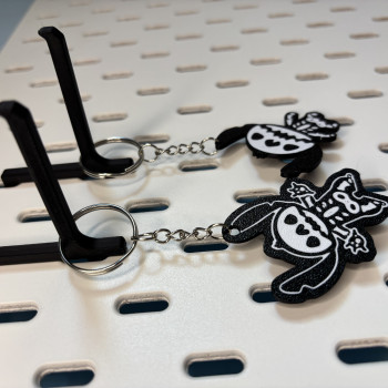 Stitch İskelet Anahtarlık Seti - Cadılar Bayramı Özel