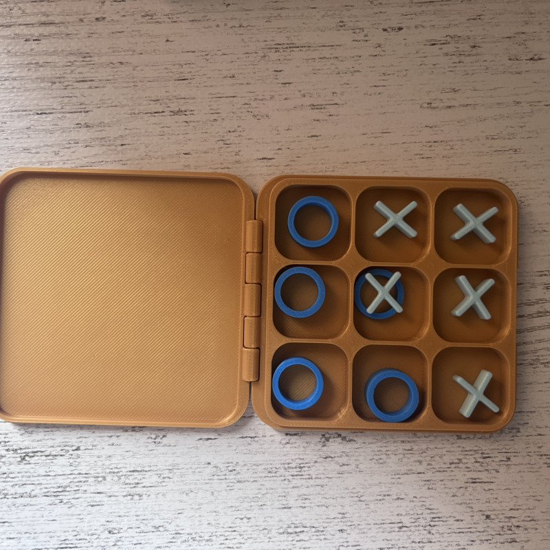 3D Baskı Tic Tac Toe Oyun Seti - Montaj Gerektirmez