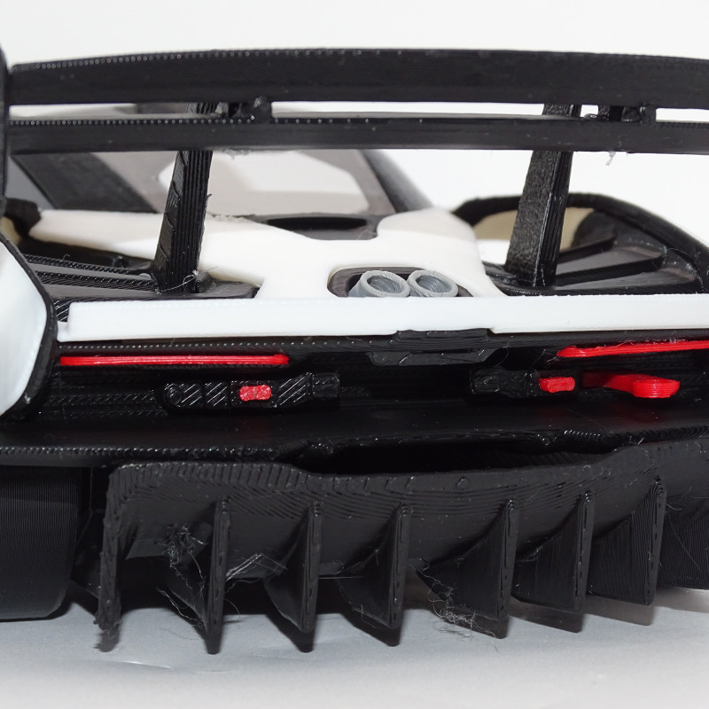 McLaren Senna GTR 1:19 Ölçekli 3D Baskı Model Araç Kiti McLaren Senna GTR 1:19 Ölçekli 3D Baskı Model Araç Kiti