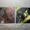 Deadpool & Wolverine 3D Baskılı Işık Panosu - Özel Tasarım