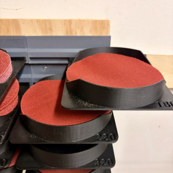 Evrensel Zımpara Kağıdı Organizasyon Sistemi - 3D Baskılı Pratik Depolama Evrensel Zımpara Kağıdı Organizasyon Sistemi - 3D Baskılı Pratik Depolama