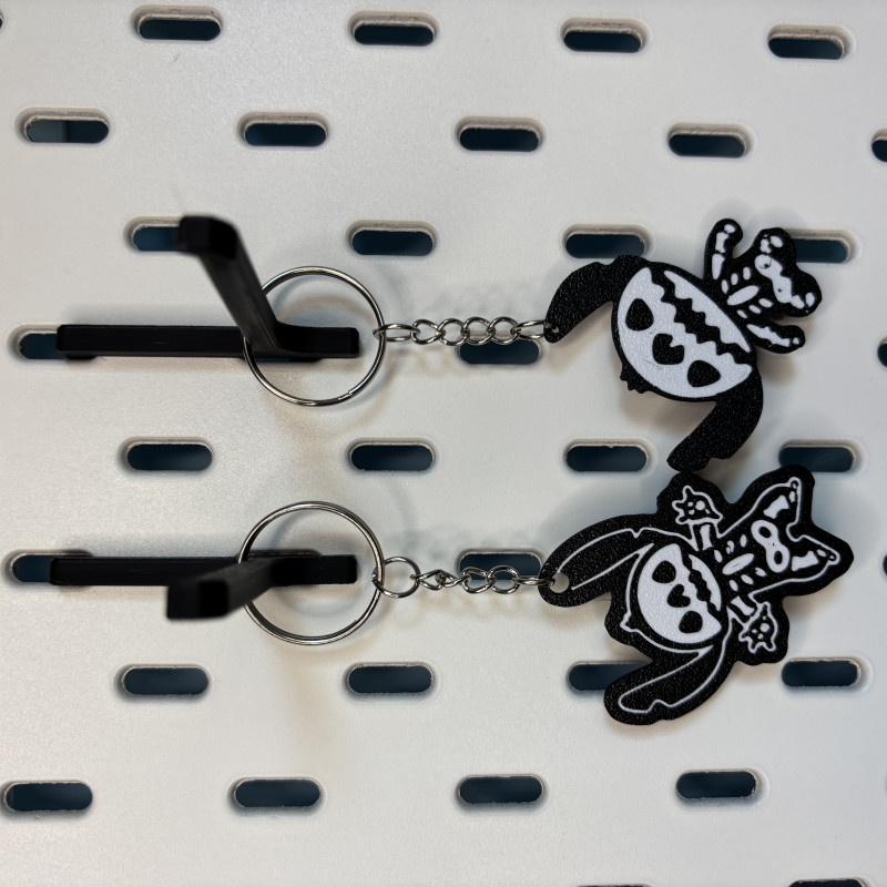 Stitch İskelet Anahtarlık Seti - Cadılar Bayramı Özel