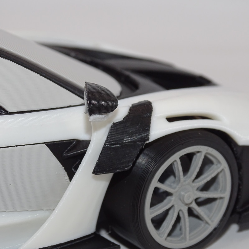 McLaren Senna GTR 1:19 Ölçekli 3D Baskı Model Araç Kiti McLaren Senna GTR 1:19 Ölçekli 3D Baskı Model Araç Kiti