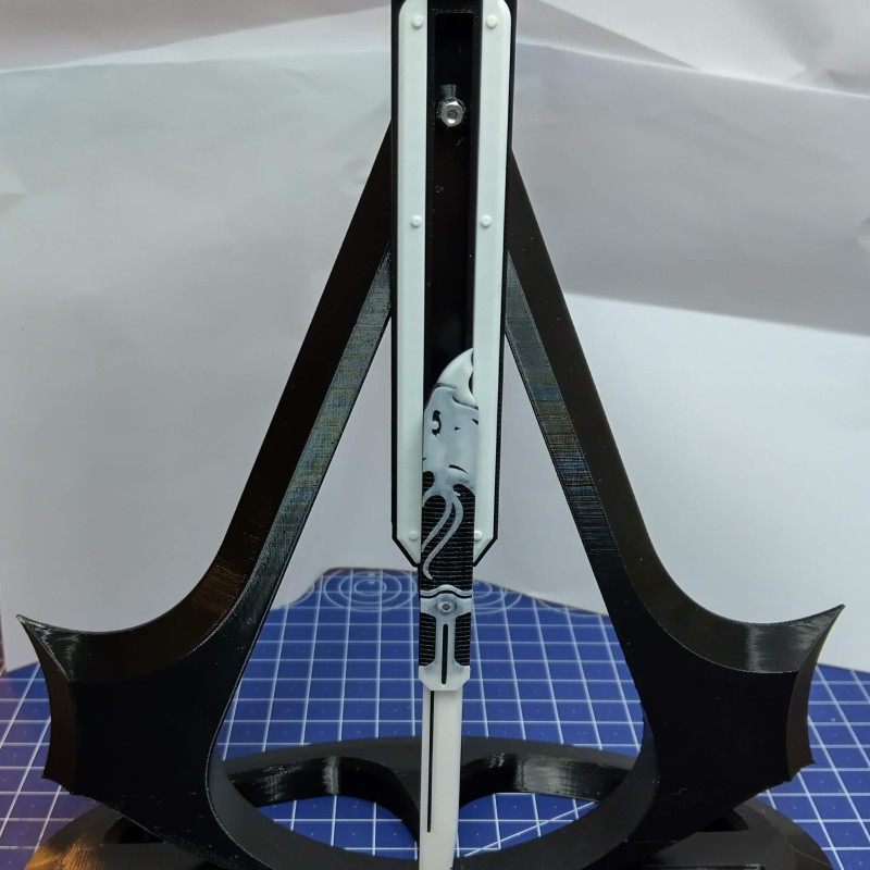 Assassins Creed Temalı Çift Kaos Sarkacı - 3D Baskı Eğitim Modeli