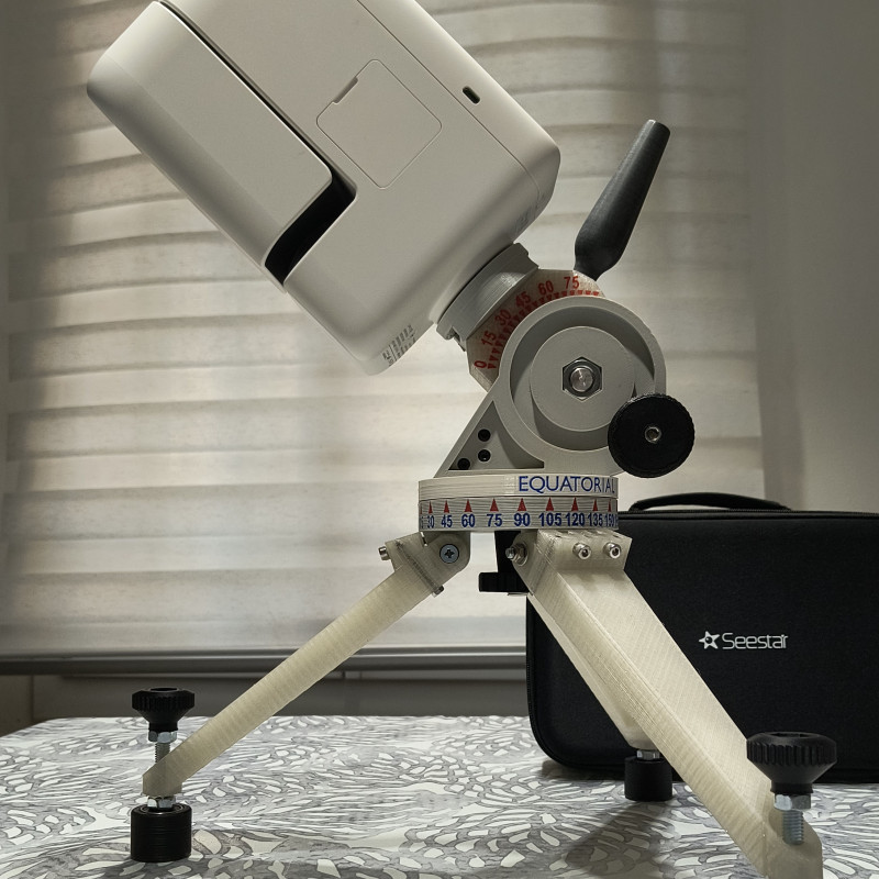 Seestar S30-S50 Eksenel Başlık - 3D Baskılı Astronomi Desteği