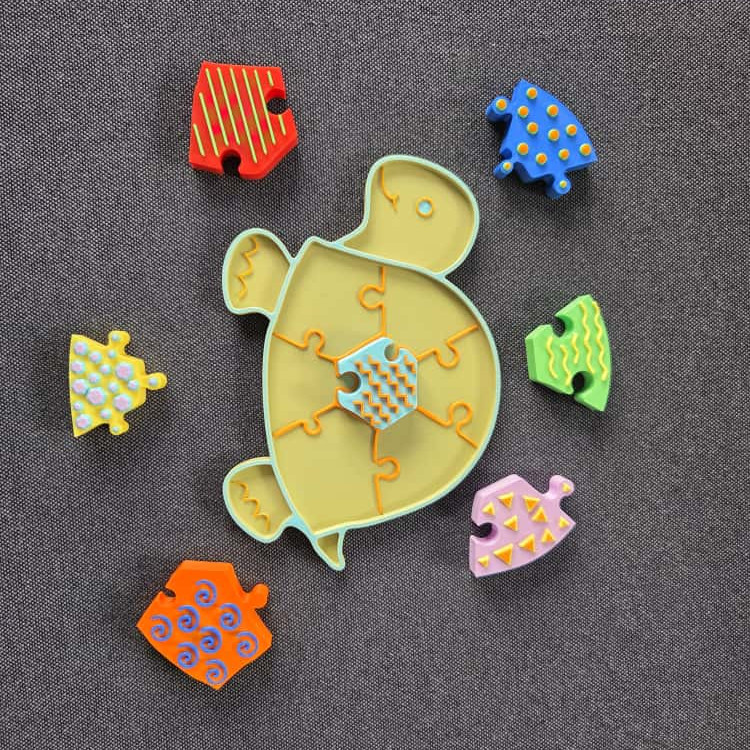 Shelly Kaplumbağa Puzzle - Eğitici 3D Baskı Oyuncağı