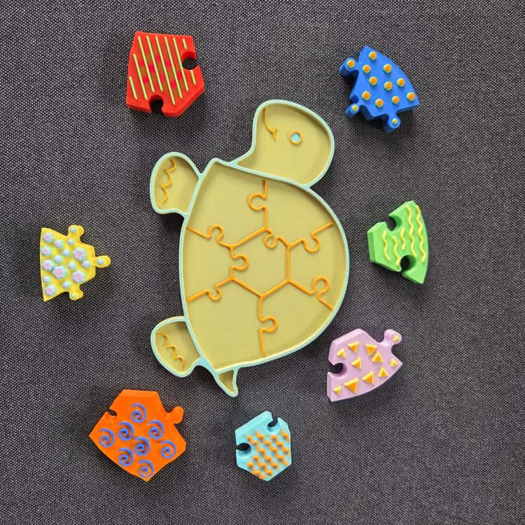 Shelly Kaplumbağa Puzzle - Eğitici 3D Baskı Oyuncağı