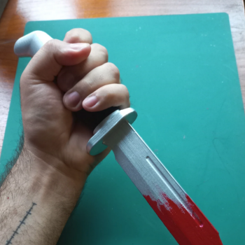 Ghost Face Bıçak - Scream Film Korku Cosplay Aksesuarı