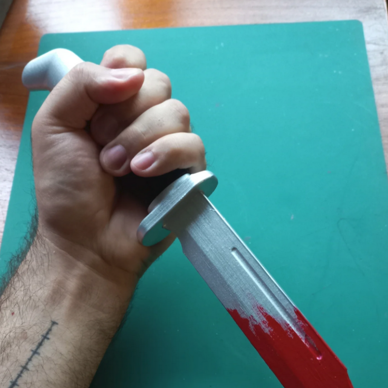 Ghost Face Bıçak - Scream Film Korku Cosplay Aksesuarı