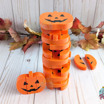 Cadılar Bayramı Stack a Jack Kule Oyunu - 3D Baskılı Eğlence